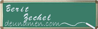 Berit Zechel Visitenkarte